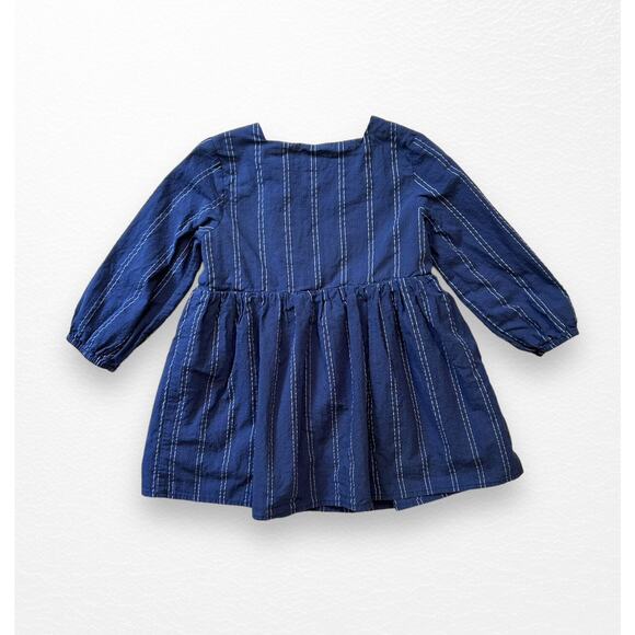 Ettie + H Textured Cotton Dress, 18-24 Months - Picture 3 of 8